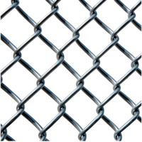 Chain Link Fence Isolated for Security and Privacy Use on transparent background png