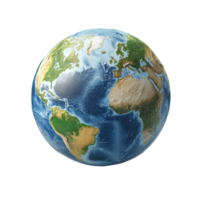 Digital Globe with Technology Elements for Modern Presentations on transparent background png