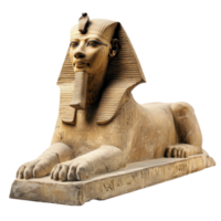 Egyptian Sphinx on for Artistic and Historical Themes on transparent background png