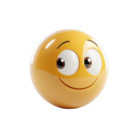 sorridente face com piscando olhos emoji para expressivo comunicação em transparente fundo png
