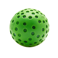 A green ball with holes on it png