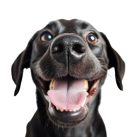 Labrador Retriever Having Fun in a Playful Moment on transparent background png