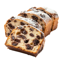 Chocolate chunk loaf, freshly baked isolated transparent png