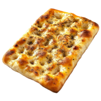 Herb topped flatbread on display isolated transparent png
