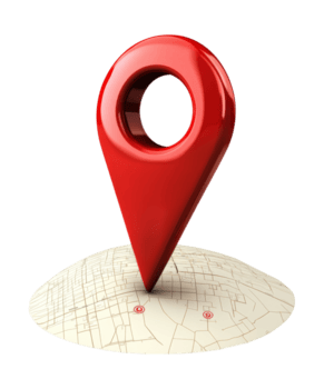 röd plats markör på Karta layout för navigering transparent png