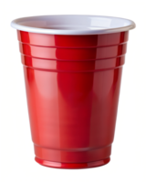 Simple red cup for outdoor gatherings and events png