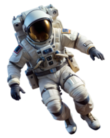 Astronaut floating in space during a space mission png