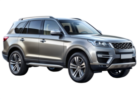 A sleek and modern SUV is parked on a city street png