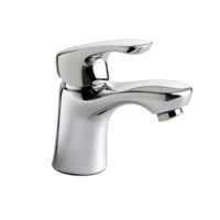 Modern chrome faucet designed for a sleek bathroom png