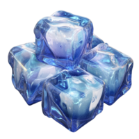 Stacked colorful ice cubes on a flat surface png