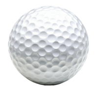 A close up view of a textured golf ball on display png
