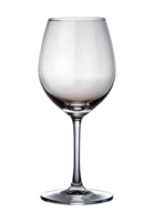 Elegant wine glass on a clean table in soft light png