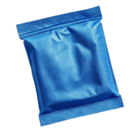 Blue packet on white, unlabeled png