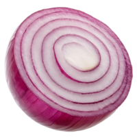 Sliced red onion showcasing its layers and texture png