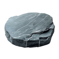 Smooth flat stone with natural patterns png
