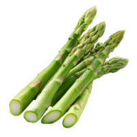 Fresh asparagus bundle on a light background png