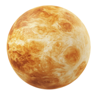 View of the planet Venus captured in high detail png