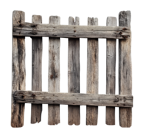 Weathered wooden pallet on display png