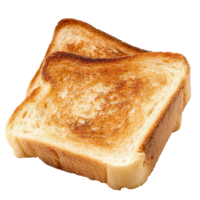 Freshly toasted bread slices on a plain surface png