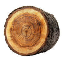 Tree trunk cross section with growth rings png