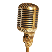 Vintage mic ideal for todays performances png