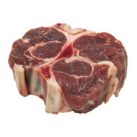 Freshly cut osso buco piece on a clean surface png