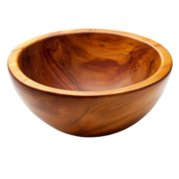 Wooden bowl made from exotic hardwood for serving png
