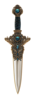 Ornate dagger with intricate handle png