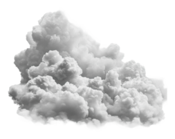 Soft, fluffy clouds creating an overcast sky png