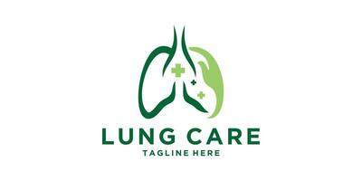 logo design lung care, health, science, logo design , symbol, icon, idea, creative. vector