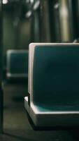 Subway wagon is empty because of the coronavirus outbreak in the city video