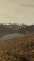 Aerial view of the terrain in Mountain Range Nature Reserve video