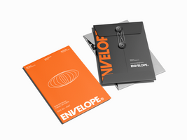 Realistic Envelope String Mockup psd