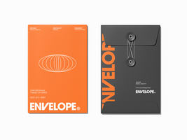 Envelope String Mockup 3D Render psd