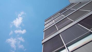 Building with multiple blinds on windows in Ljubljana video