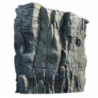 Large granite rock face with cracks showing erosion photo