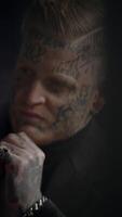 An Enigmatic and Mysterious Portrait that Captivates with Shadows and Deep Emotion video