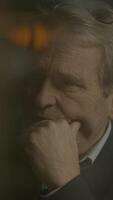 A Deeply Contemplative Man Lost in the Vast Depths of Thought and Reflective Introspection video