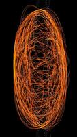 Dynamic Abstract Orange Light Patterns that create visually stunning and vibrant scenes video