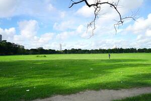 Green largest playground at Kolkata Maidan photo