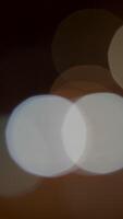 An Abstract Light Bokeh Effect Set Against a Deep Dark Background, Creating a Unique Atmosphere video