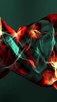 Dynamic Abstract Fluid Composition Featuring a Blend of Vivid and Striking Colors video