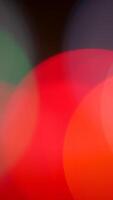 Abstract Bokeh Lights Beautiful and Colorful Circular Blurs of Light and Colorful Shapes video