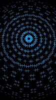 This is an Abstract Blue Spiral Pattern Background created within the realm of Digital Art video
