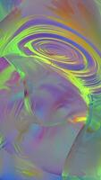 An abstract swirl with a stunning array of colors and dynamic light patterns that captivate video