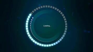 An engaging and visually appealing dynamic loading screen interface animation design video