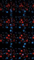 An Abstract Image Featuring Colorful Circles Set Against a Black Background Design video