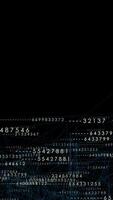 An Overview of Abstract Digital Data Flow Processes and Matrix Code Significance as Background video