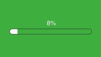 The Progress Bar is currently Loading at a percentage of 9 User Interface Element in use video