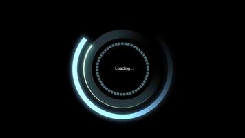 A loading animation improves user experience during wait times for loading or processing video